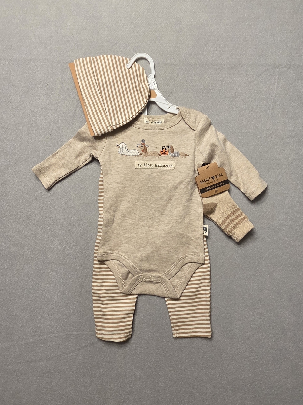 Rabbit + Bear My First Halloween 4-piece Set